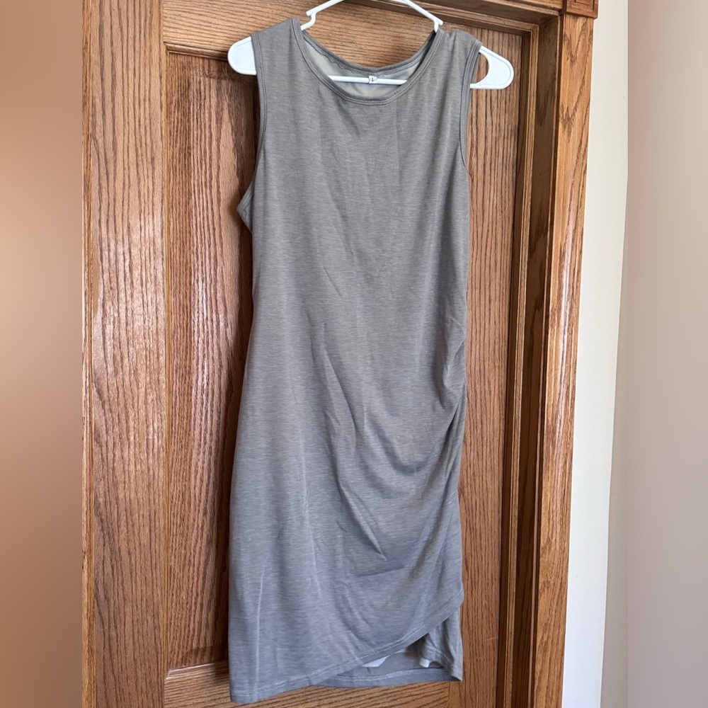 Grey maternity dress, size large, worn once